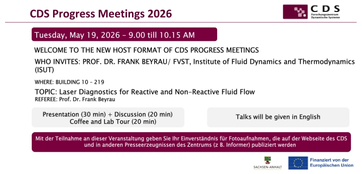 CDS Progress Meeting 19.Mai 2026